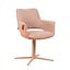 Eetkamerstoel Jules draaibaar bouclé terracotta