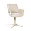 Eetkamerstoel Jules draaibaar bouclé taupe