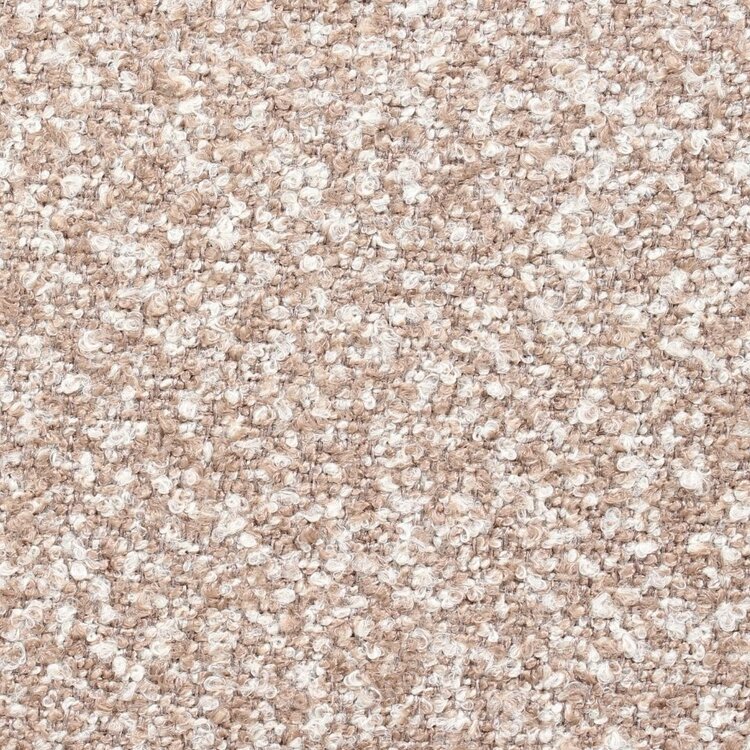 Eetkamerstoel Riley draaibaar bouclé bruin