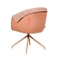Eetkamerstoel Riley draaibaar bouclé terracotta