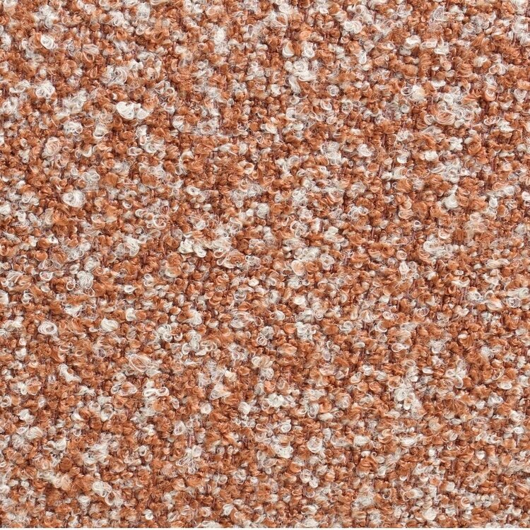 Eetkamerstoel Dean bouclé terracotta