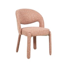Eetkamerstoel Dean bouclé terracotta