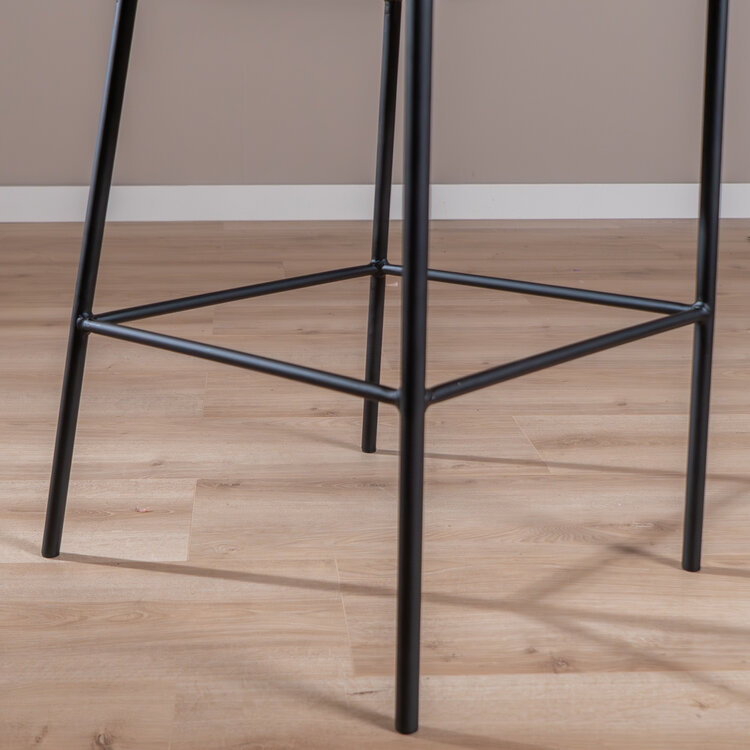 Barkruk Nubo chenille sand 85 cm