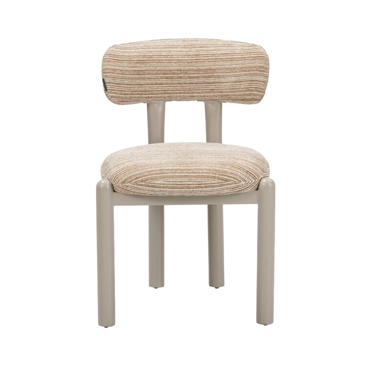 Eetkamerstoel Bolt chenille beige/taupe