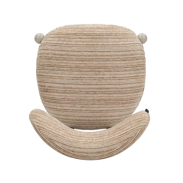 Eetkamerstoel Bolt chenille beige/taupe