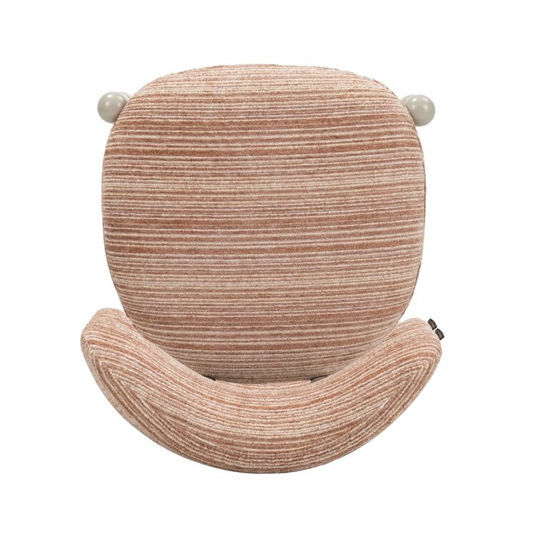 Eetkamerstoel Bolt chenille beige/pink