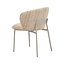 Eetkamerstoel Milo chenille beige/taupe