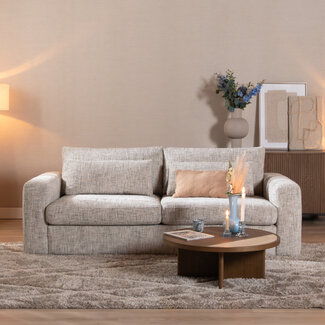 3-zitsbank Kyle chenille sand grey