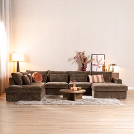 U-bank Kyle 6-zits chenille mocha