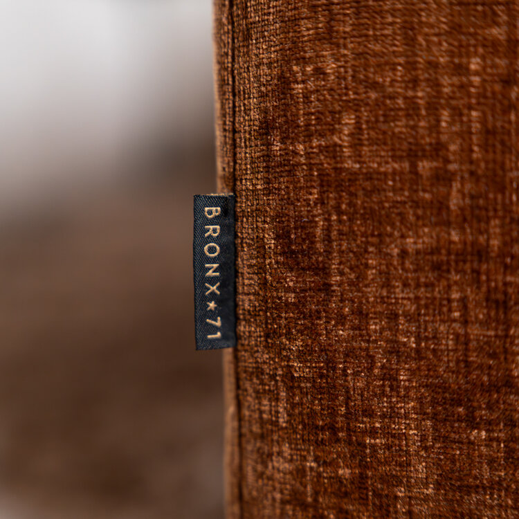 Hocker Kyle chenille koper