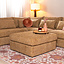 Hocker Kyle chenille okergeel