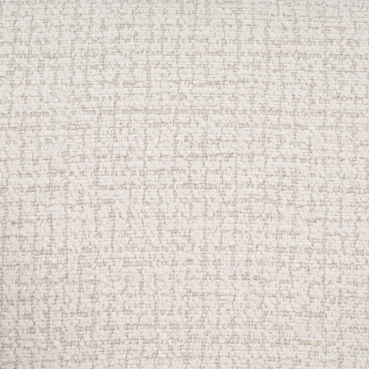 Eetkamerstoel met wieltjes Mona gemêleerde stof beige