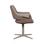 Eetkamerstoel Jules draaibaar bouclé bruin