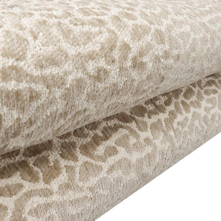 Eetkamerbank Lux leopard taupe 100 cm