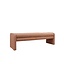 Eetkamerbank Neil bouclé terracotta 160 cm