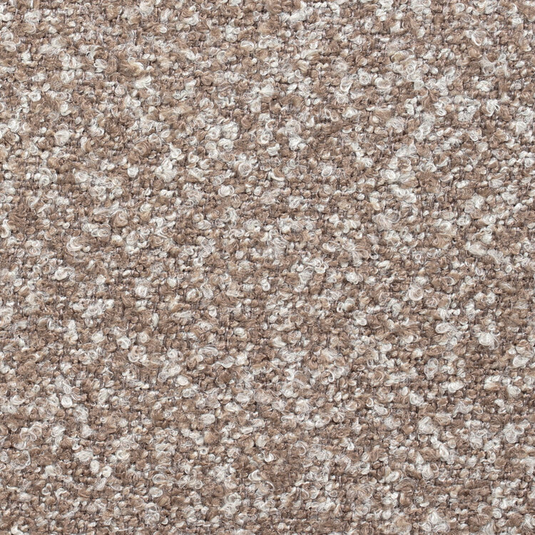 Eetkamerstoel Dean bouclé bruin