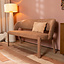 Eetkamerbank June bouclé terracotta 160 cm