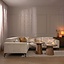 Scandinavische hoekbank Vegas taupe stof gemêleerd links/rechts