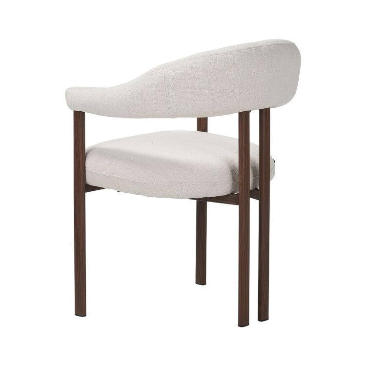 Eetkamerstoel Nori linnen off white