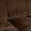 Hoekbank Luca XL chenille mocha links
