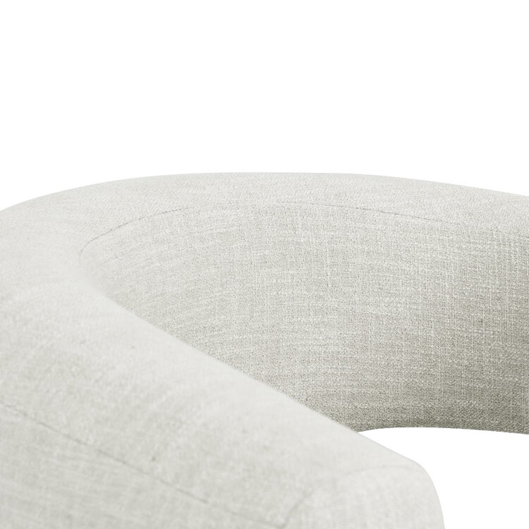 Fauteuil Naomi linnen off white