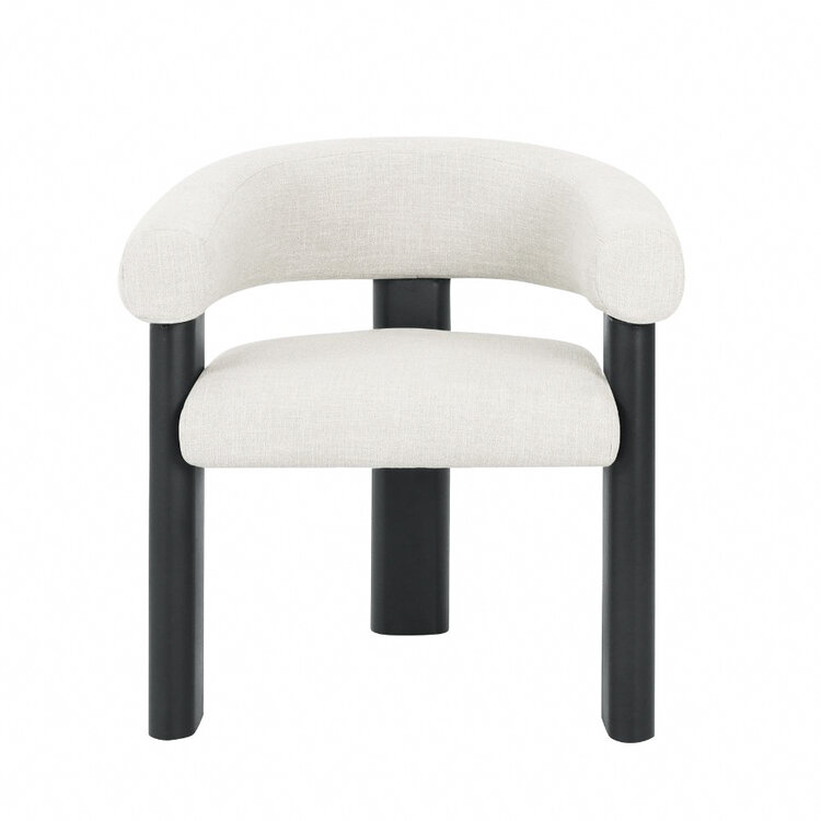 Fauteuil Naomi linnen off white