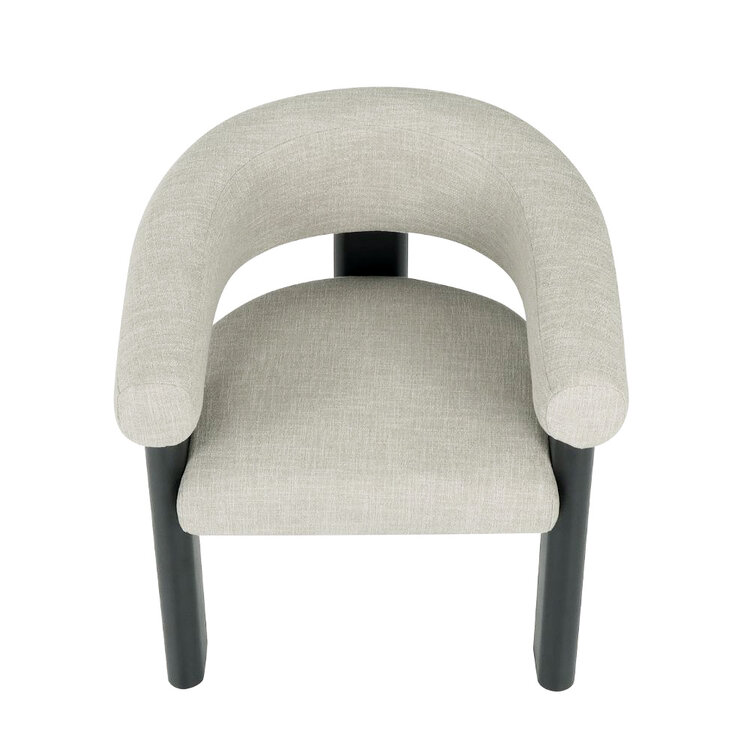 Fauteuil Naomi linnen taupe