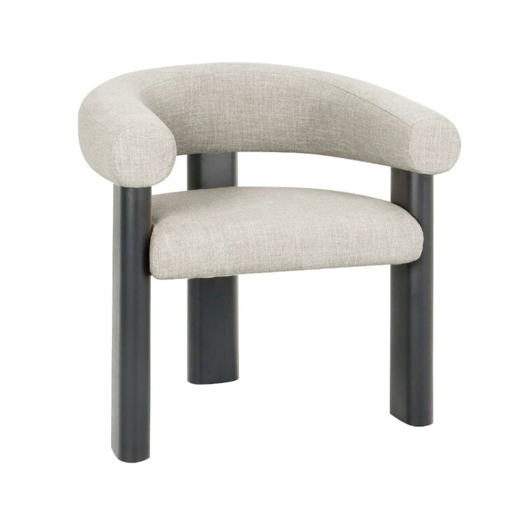 Fauteuil Naomi linnen taupe