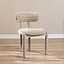 Eetkamerstoel Bolt chenille beige/taupe