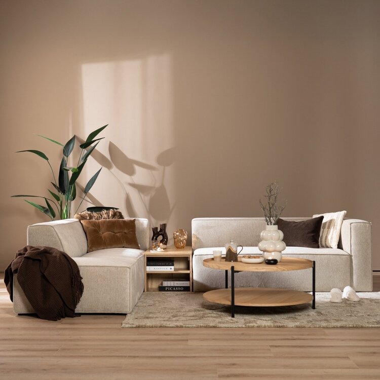 Tussenelement Jaxx blank eiken 88x46 cm