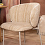 Eetkamerstoel Milo chenille beige/taupe