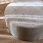 Poef Elle rond chenille sand ø100 cm