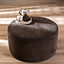 Poef Blair rond chenille bruin ø70 cm