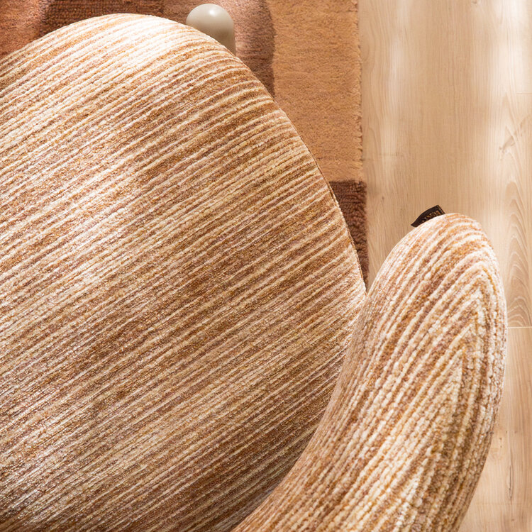 Eetkamerstoel Bolt chenille beige/pink