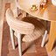 Eetkamerstoel Bolt chenille beige/pink