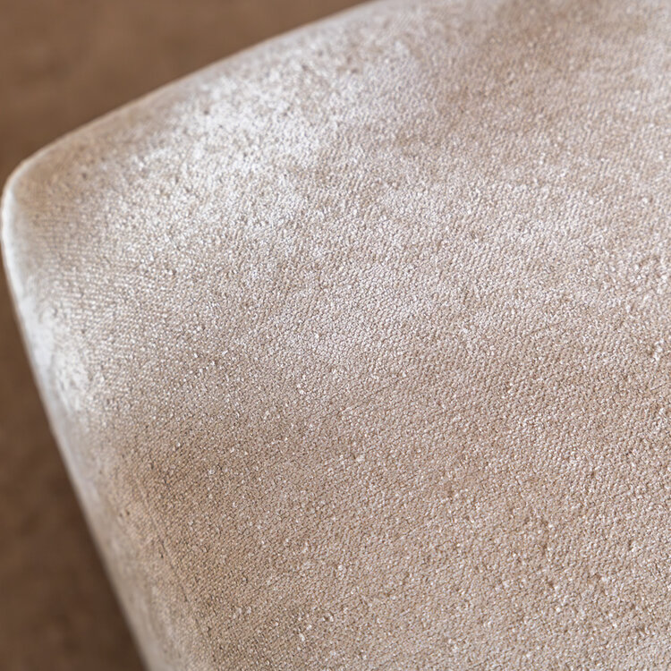 Hocker Maine chenille beige