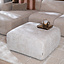 Hocker Maine bouclé stof off white