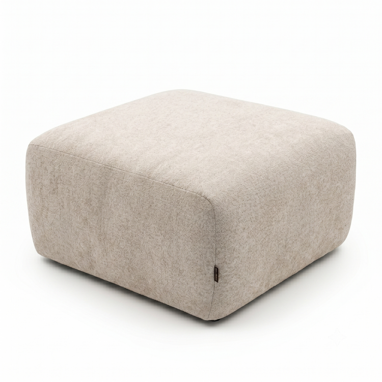 Hocker Maine chenille beige