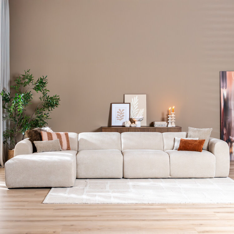 Fauteuil Maine chenille beige