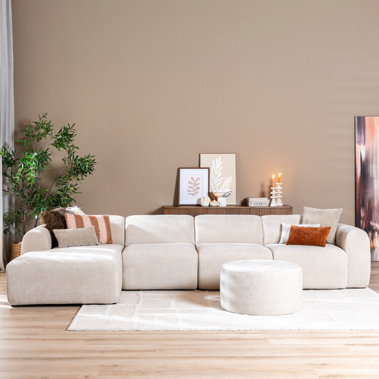 Fauteuil Maine chenille beige