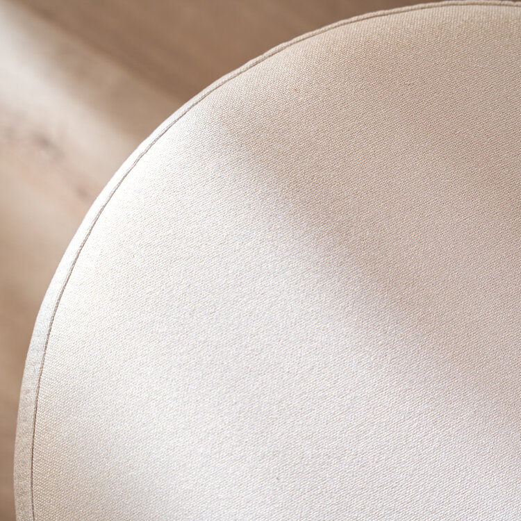 Poef Scandinavisch Hilda off white