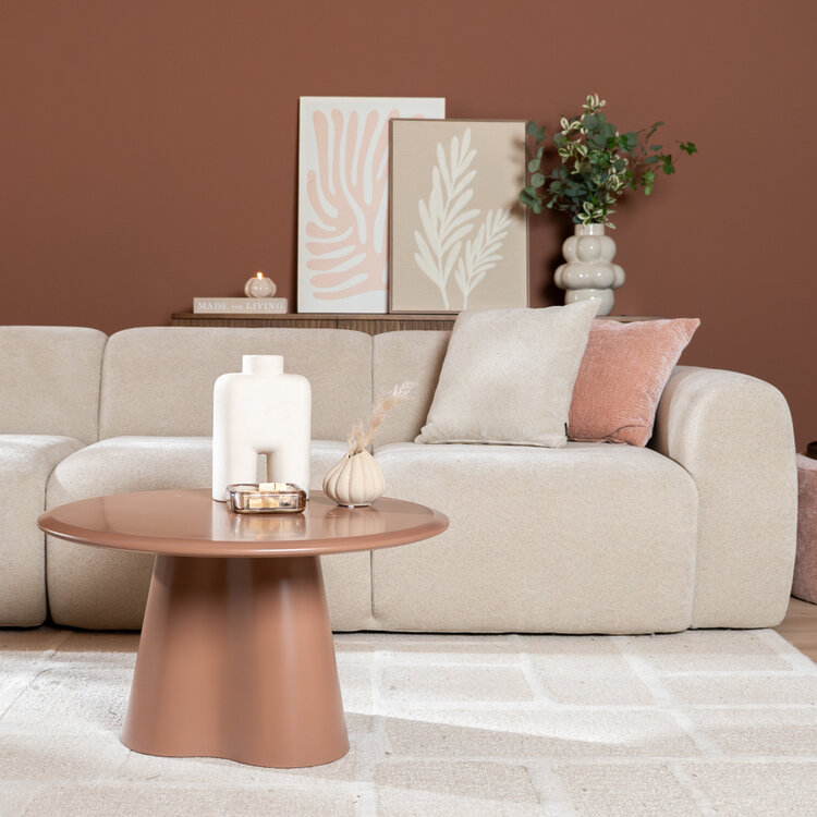Salontafel Orion rond ø70 cm mocha mousse