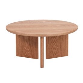 Salontafel Aya ø68 cm blank eiken