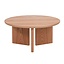 Salontafel Aya ø80 cm blank eiken