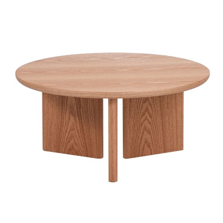 Salontafel Aya ø80 cm blank eiken