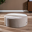 Poef Blair rond chenille beige ø100 cm