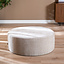 Poef Elle rond chenille sand ø100 cm