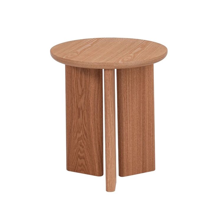 Bijzettafel Aya ø40 cm blank eiken