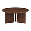 Salontafel Aya ø80 cm rustiek eiken