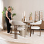 Eettafel Orion ø 120 cm taupe